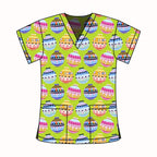 LIME BAUBLE SCRUB TOP