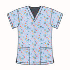 PEPPA PIG & FRIENDS SCRUB TOP