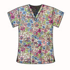 LIBERTY FLORALS SCRUB TOP