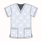 SWEET GOOSE SCRUB TOP
