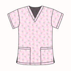 STRAWBERRY KISSES SCRUB TOP