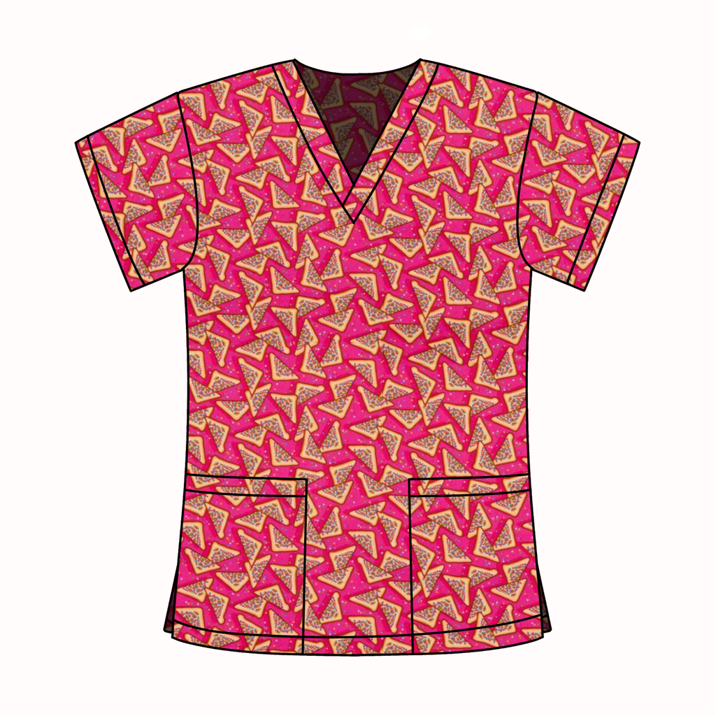 FAIRY BREAD SCRUB TOP