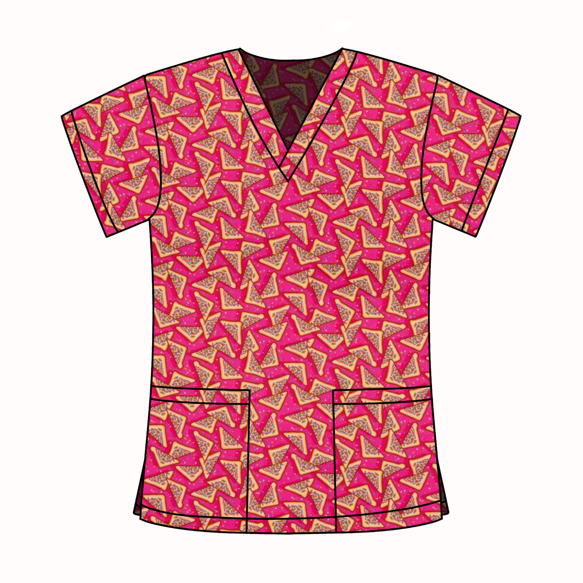 FAIRY BREAD SCRUB TOP