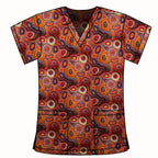 Ngapa Jukurrpa (Water Dreaming) - PUYURRU SCRUB TOP