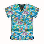 CARE BEAR SCRUB TOP