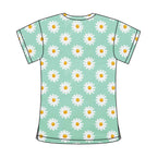GREEN DAISY SCRUB TOP