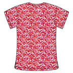PSYCHEDELIC WAVES SCRUB TOP