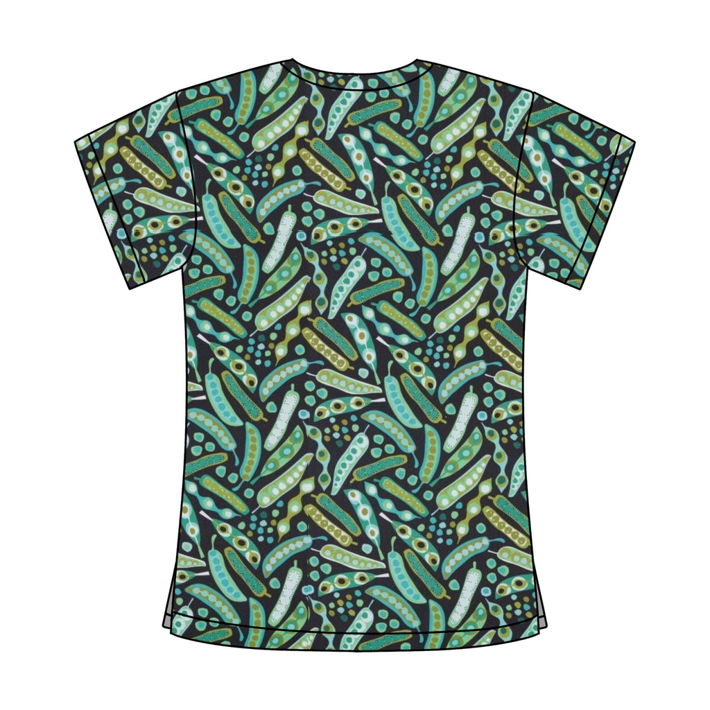 PEAS IN A POD SCRUB TOP