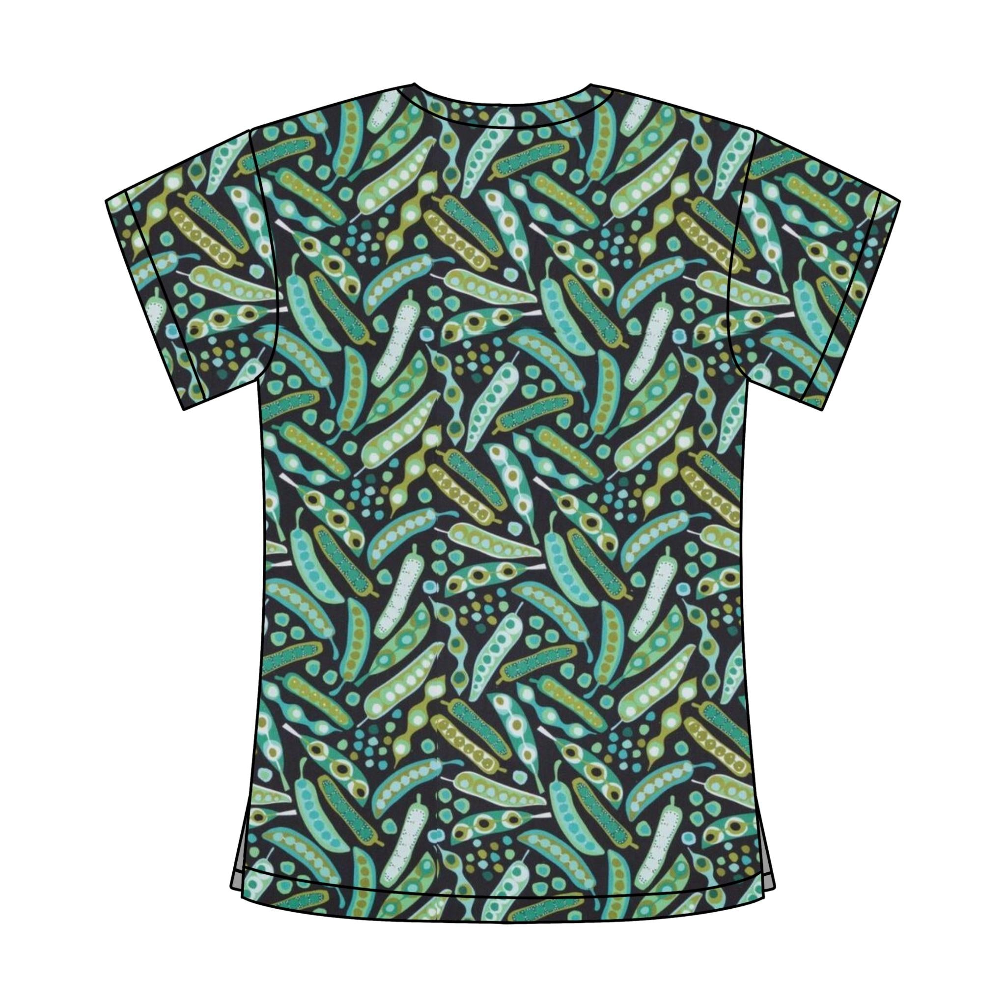 PEAS IN A POD SCRUB TOP