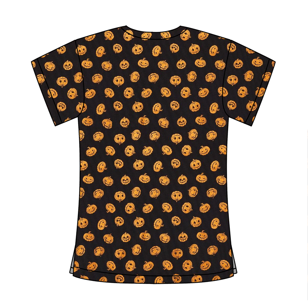 PUMPKIN SCRUB TOP