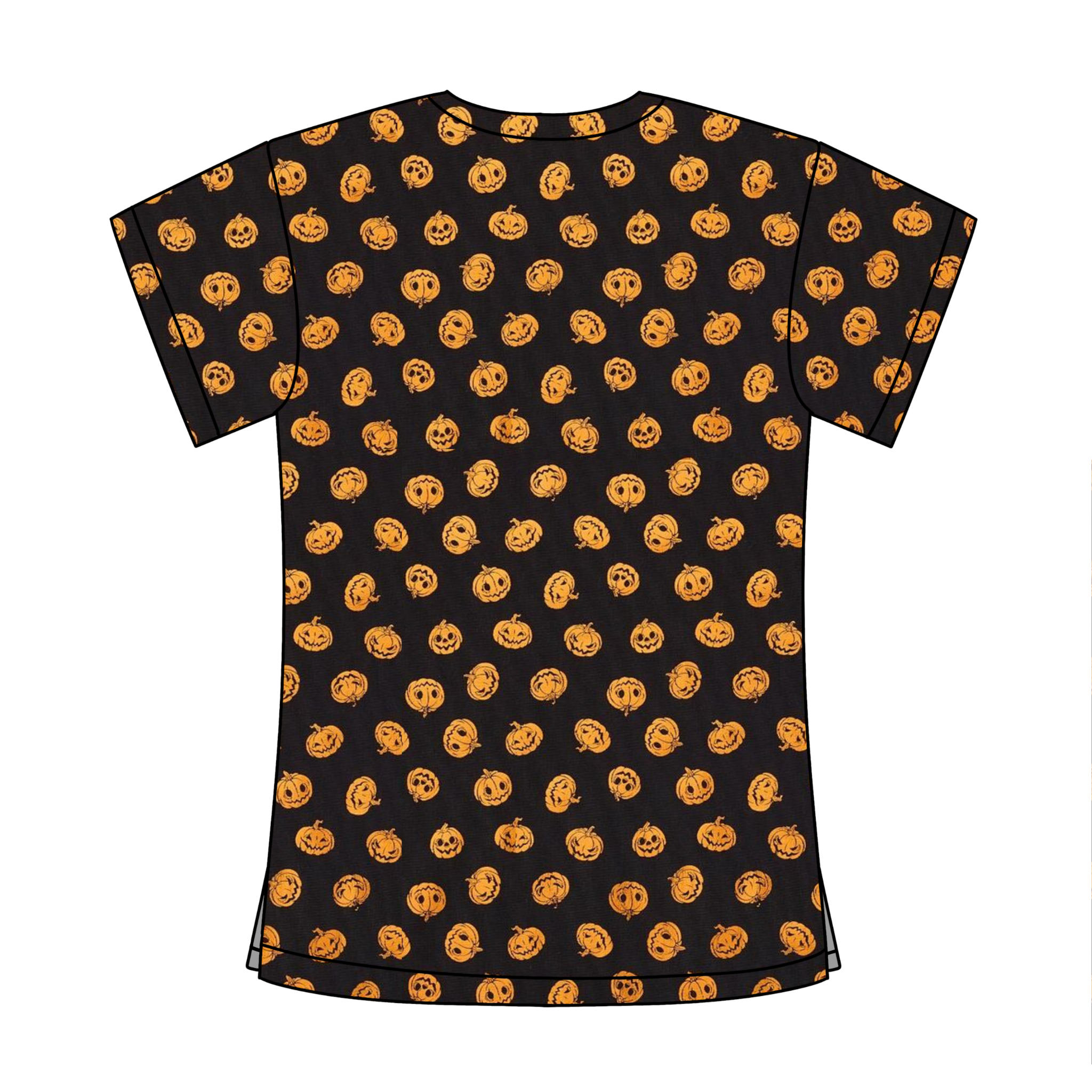 PUMPKIN SCRUB TOP