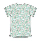 BUNNY SCRUB TOP