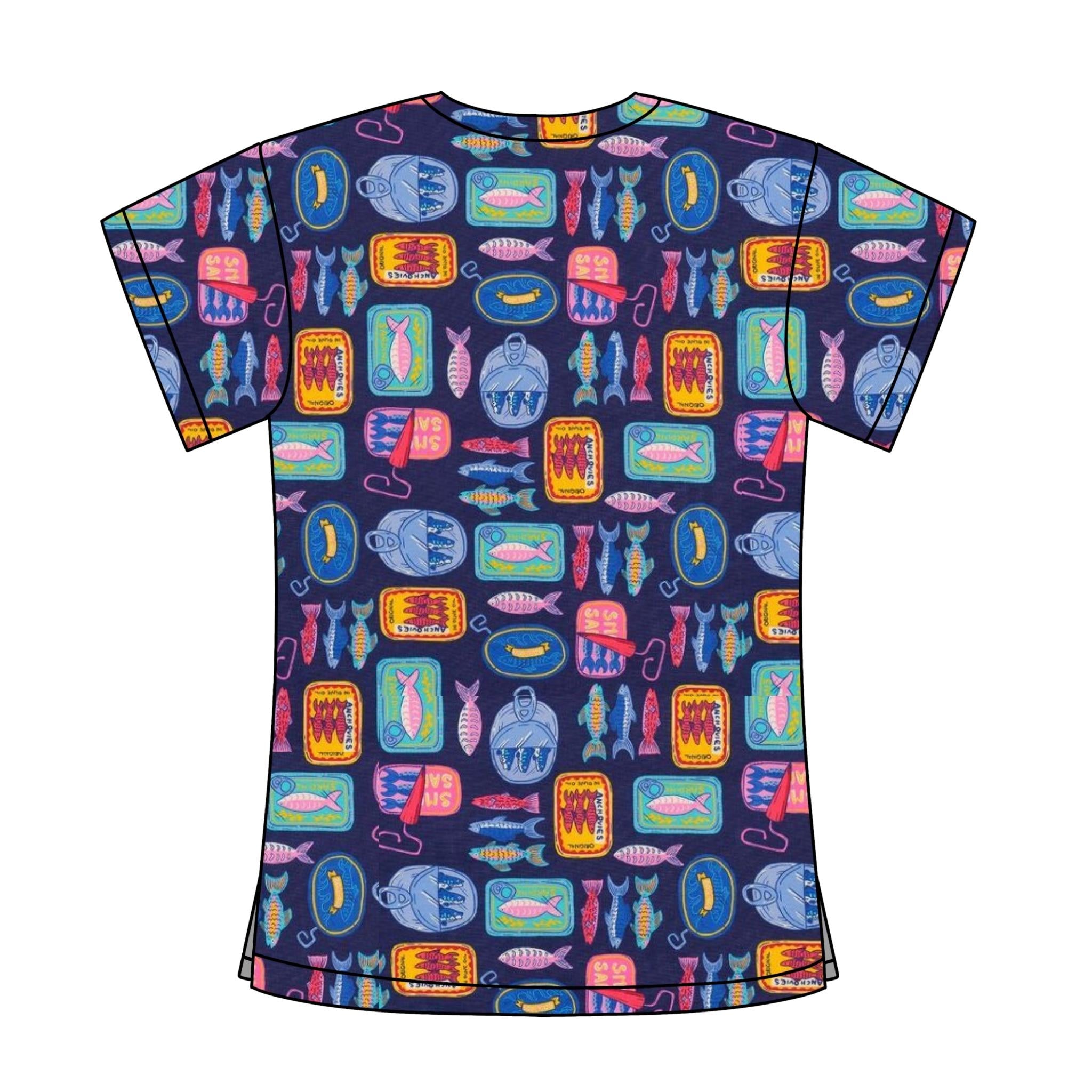 SARDINES SCRUB TOP