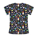 MIDNIGHT GNOME SCRUB TOP