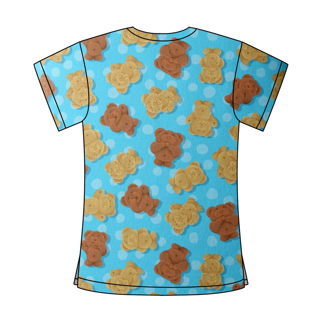 TINY TEDDIES SCRUB TOP