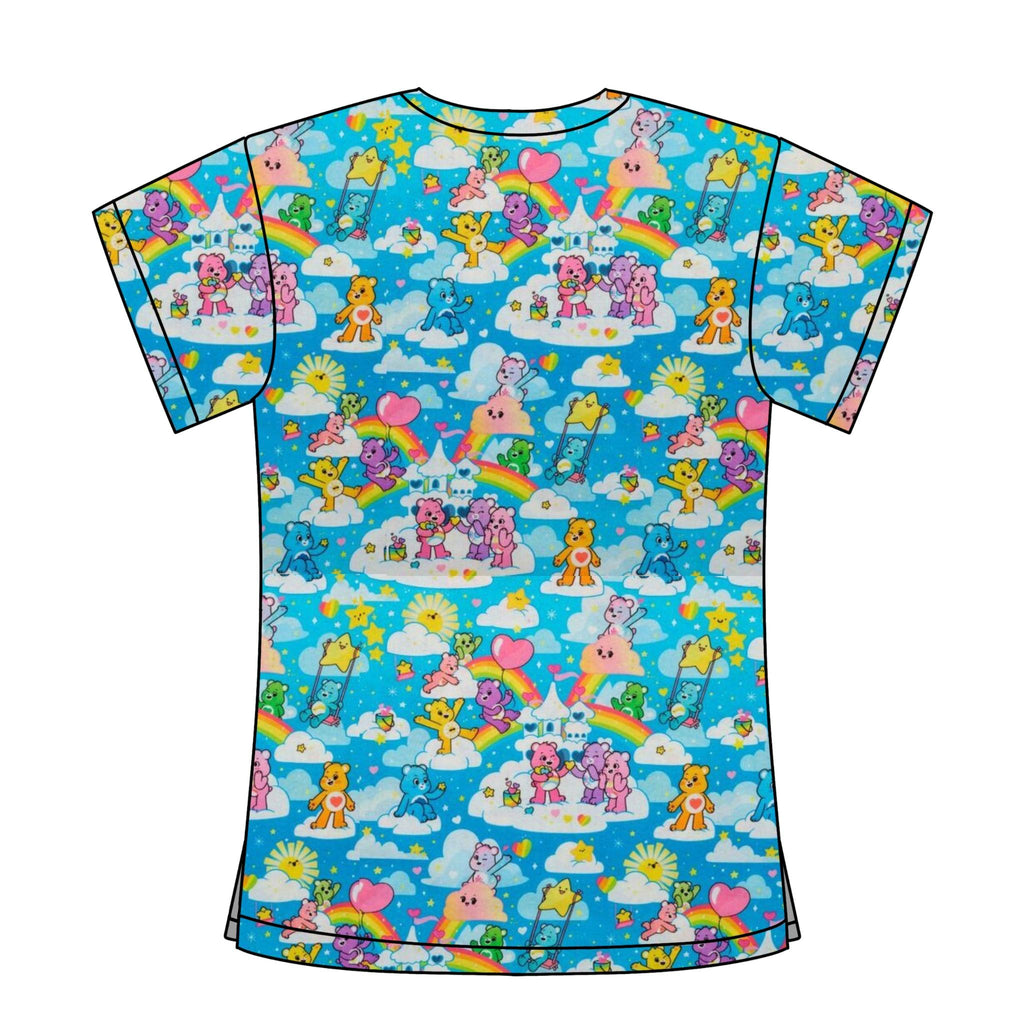 CARE BEAR SCRUB TOP