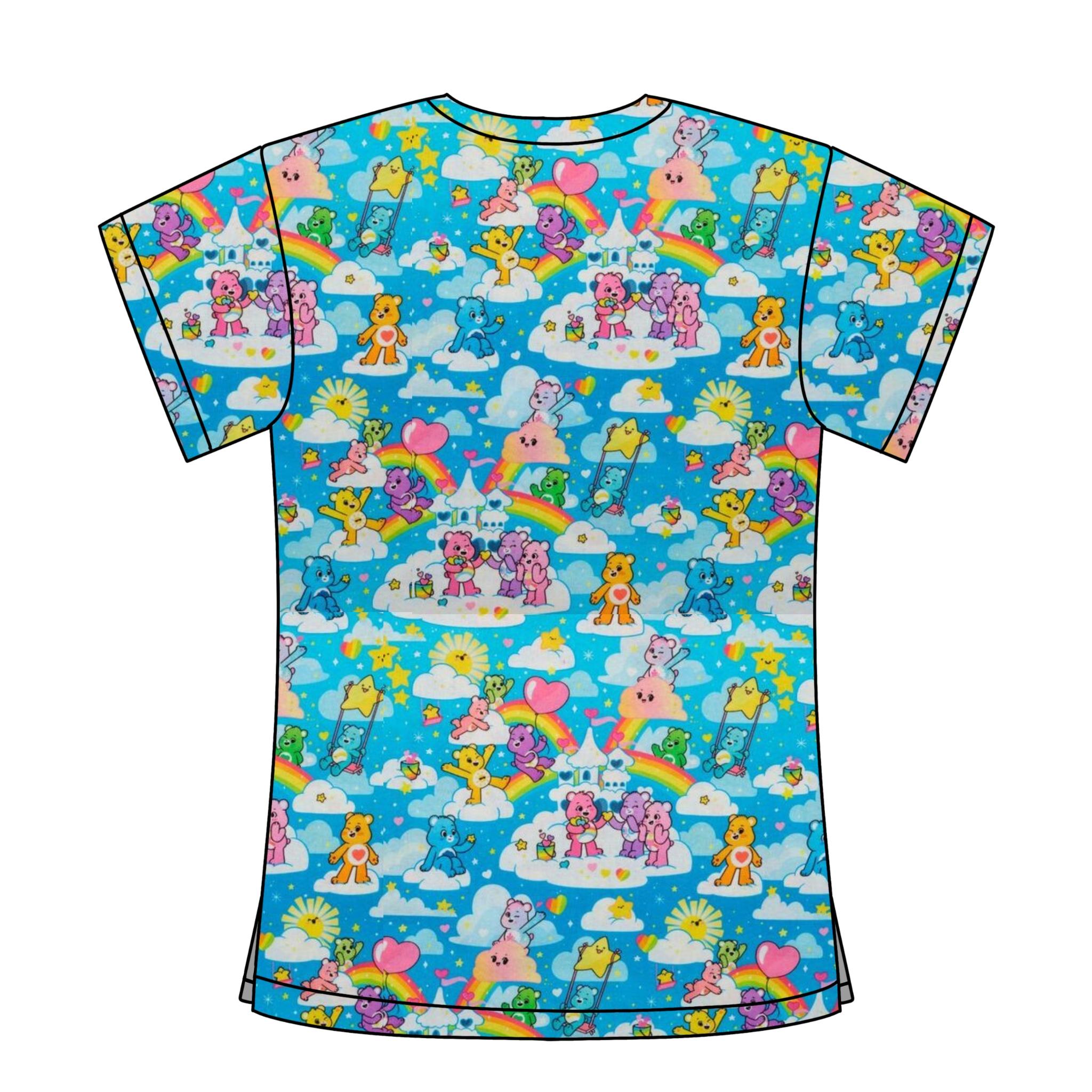 CARE BEAR SCRUB TOP