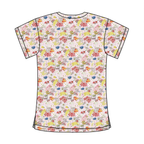 PINK SNUGGLEPOT & CUDDLEPIE SCRUB TOP