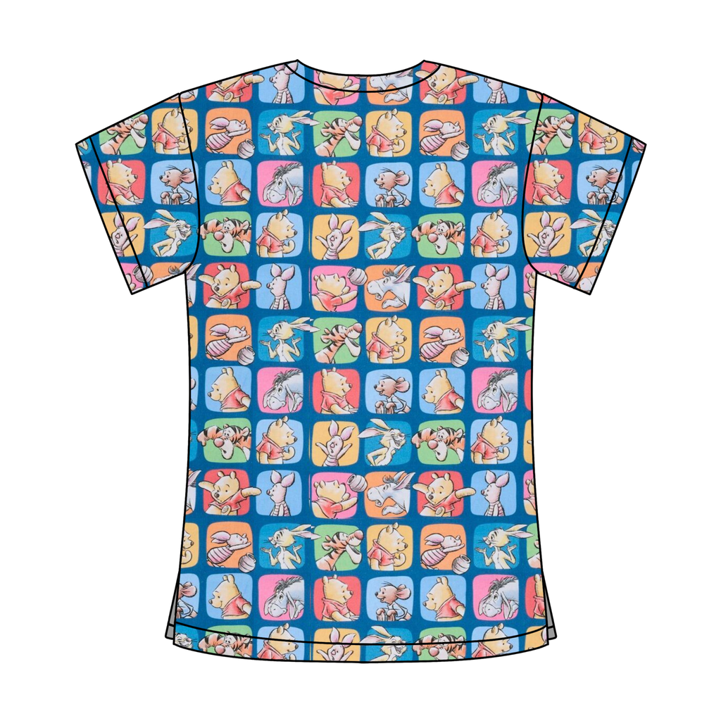 WINNIE THE POOH SCRUB TOP