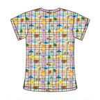 SPRING PLAYGROUND SCRUB TOP