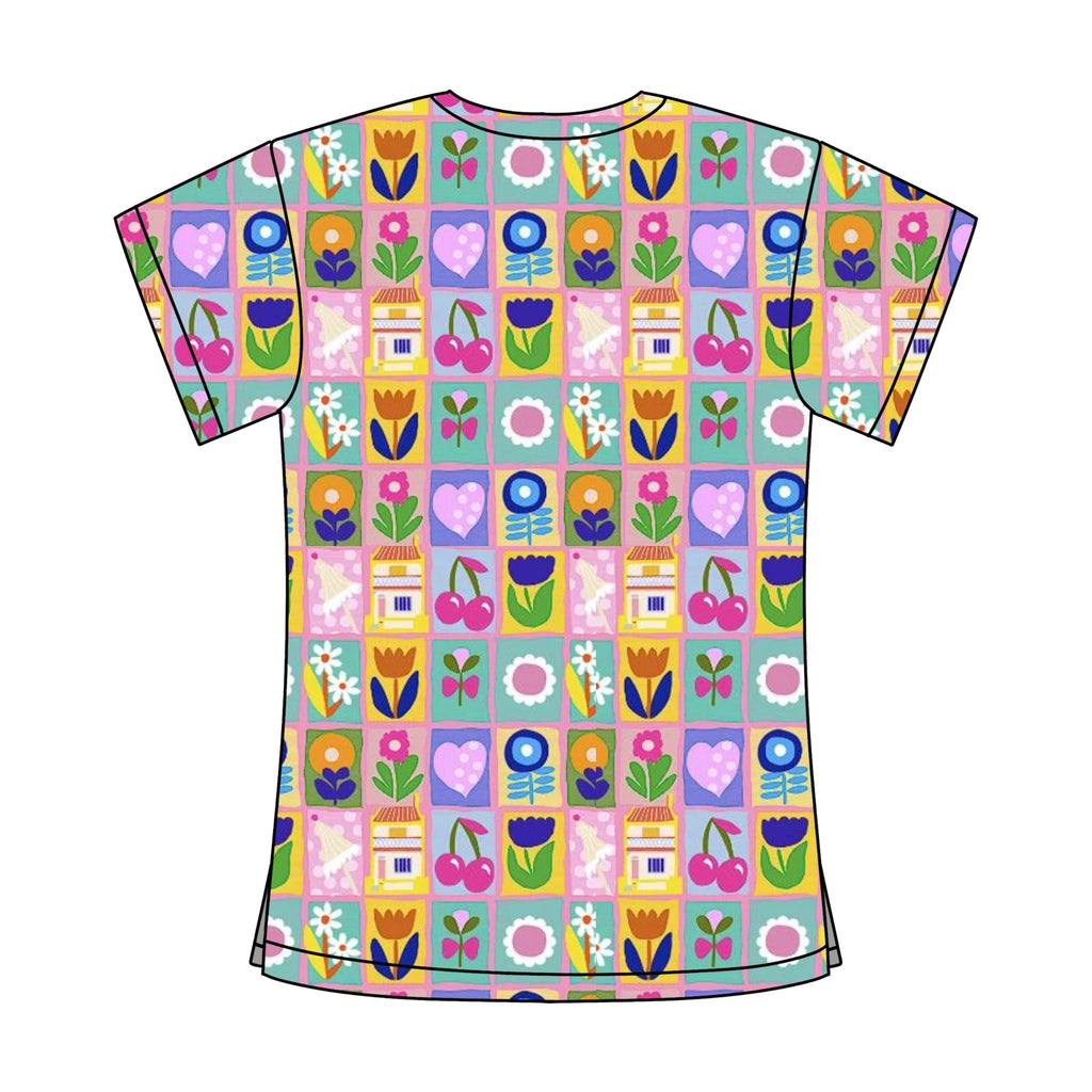 PARASOL LANE SCRUB TOP