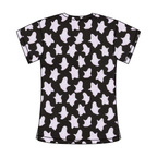 HAPPY GHOSTS SCRUB TOP