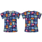 SARDINES SCRUB TOP