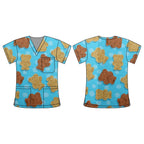 TINY TEDDIES SCRUB TOP