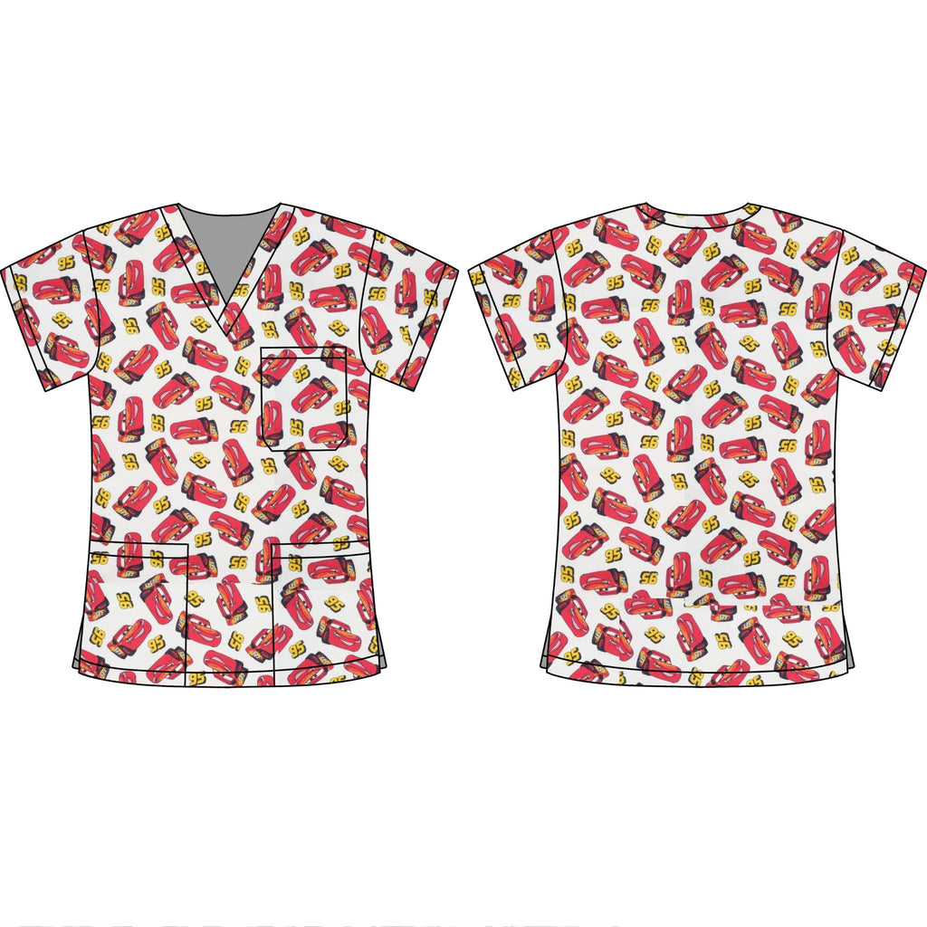 MCQUEEN SCRUB TOP