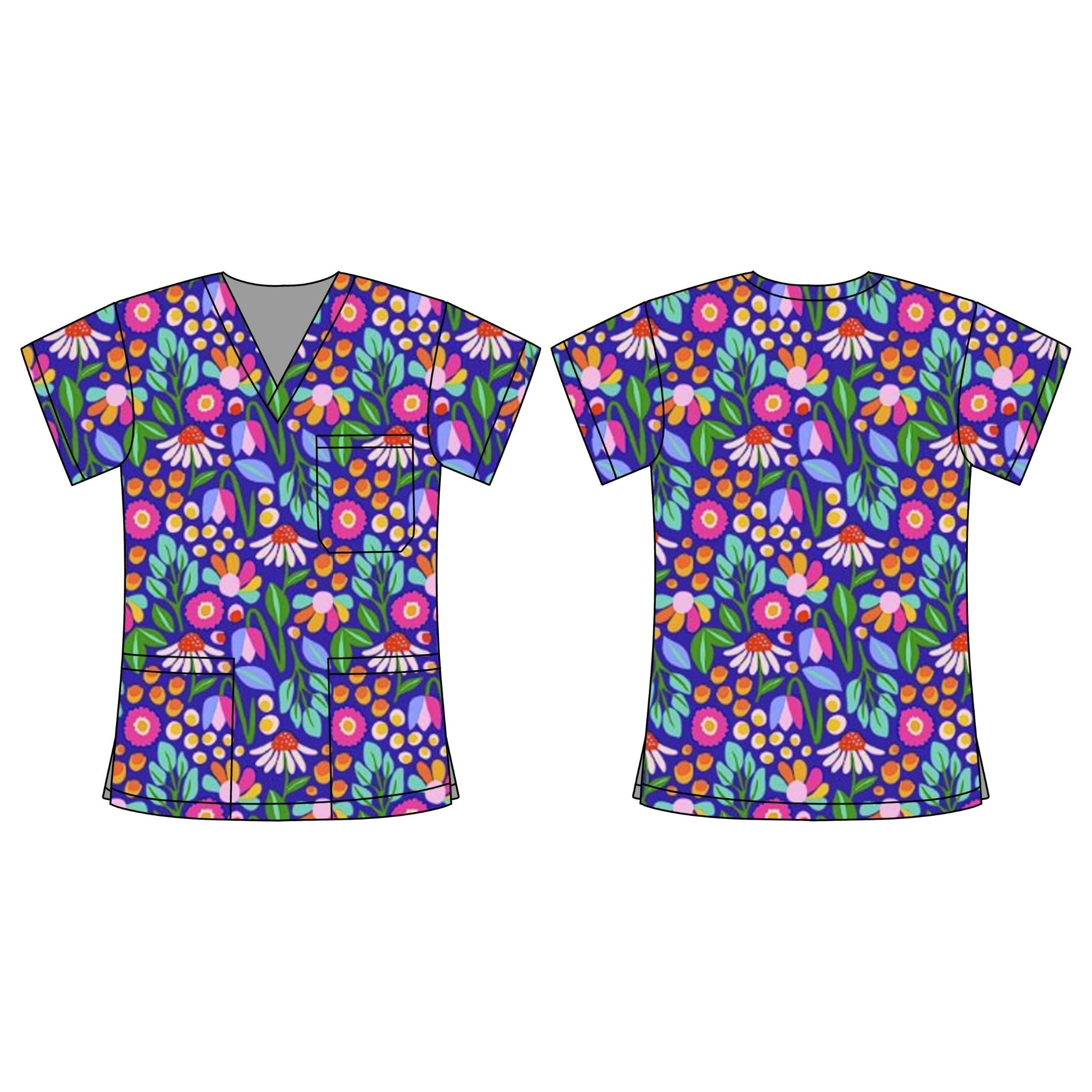 FREYA SCRUB TOP