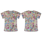 LIBERTY FLORALS SCRUB TOP
