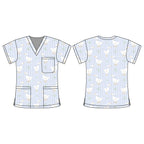 SWEET GOOSE SCRUB TOP