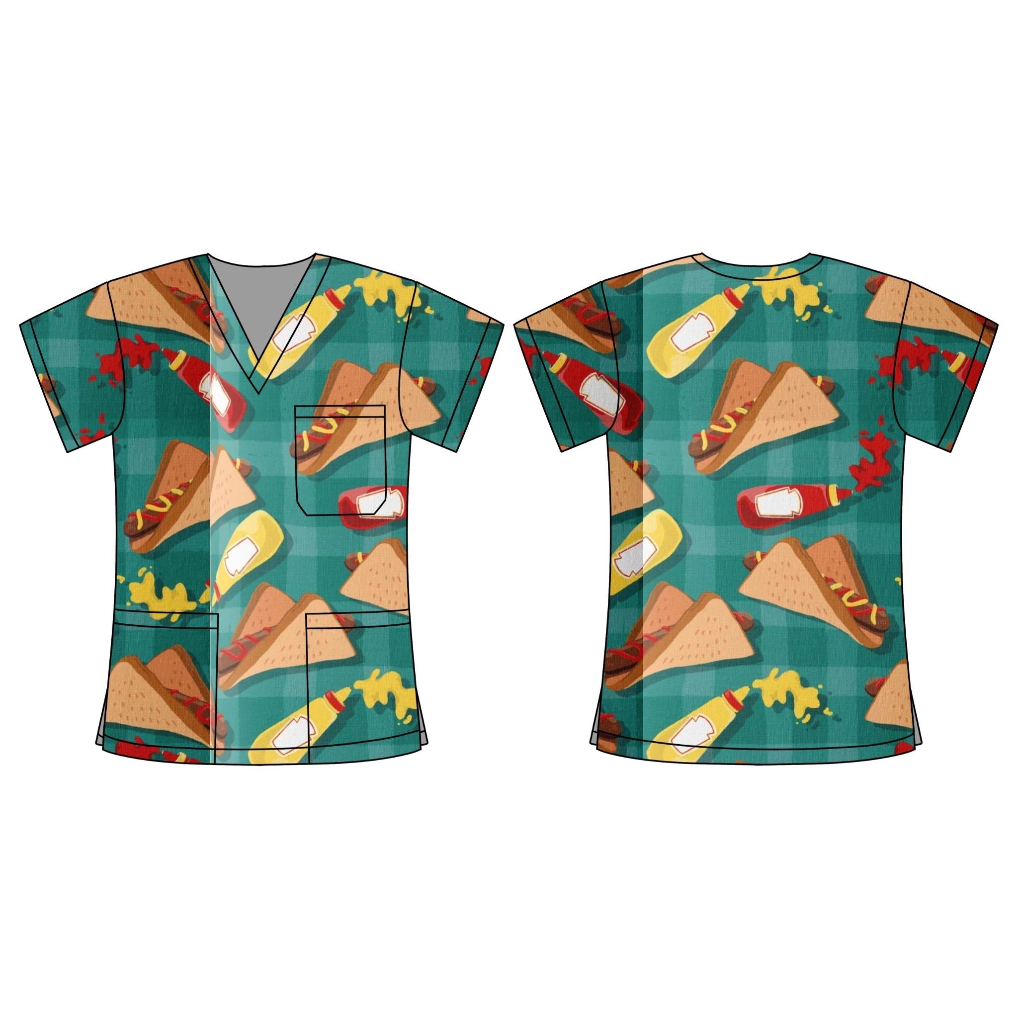 BUNNINGS SNAG SCRUB TOP