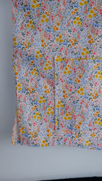 PASTEL FLORAL SCRUB TOP (READY MADE)