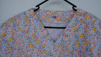 PASTEL FLORAL SCRUB TOP (READY MADE)